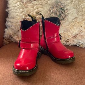 Dr Martens Toddler 1460 Patent Leather Lace Boots